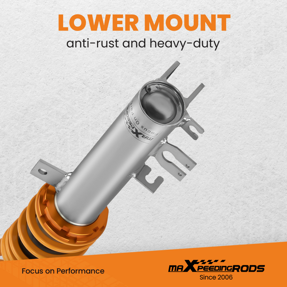 Ammortizzatore Sospensione Coilover compatibile per Fiat 500 All Inc compatibile per Abarth Panda Hydrogen Lowering Kit