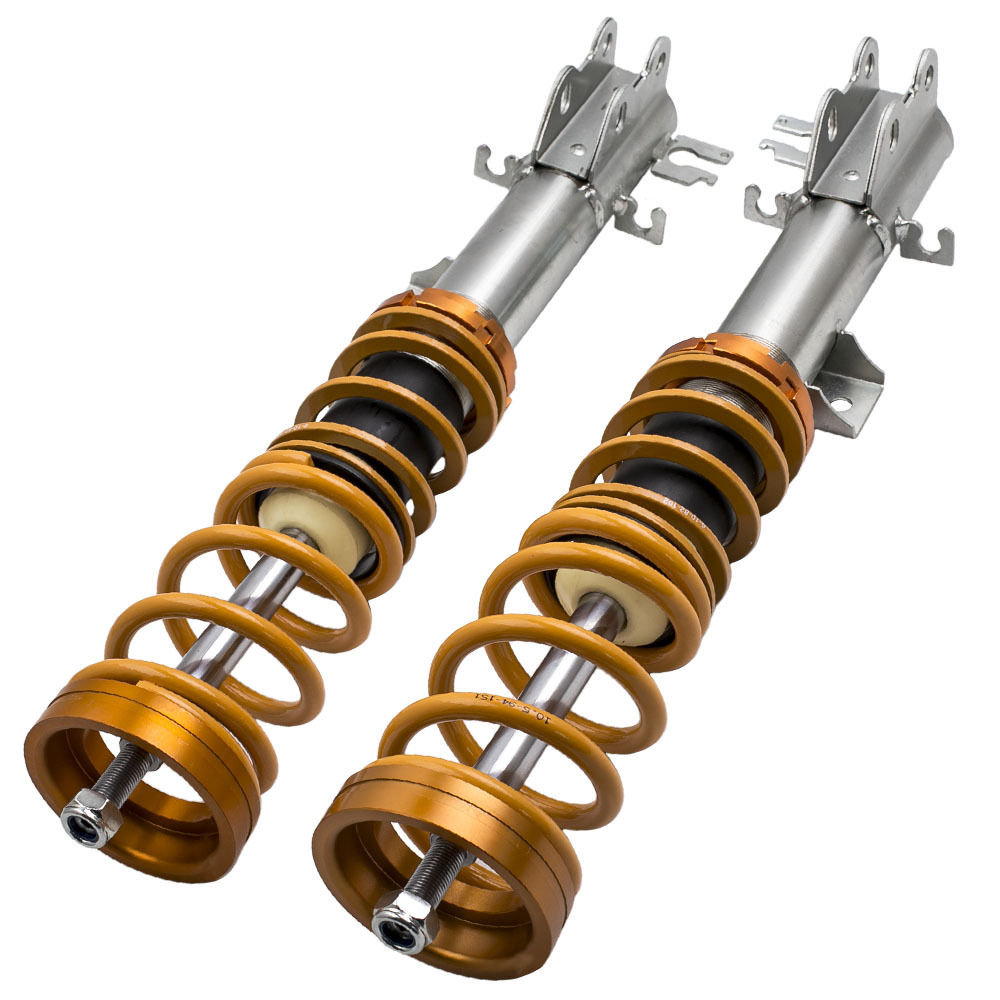 Compatible for Fiat Punto 2012-2018 compatible for Abarth Coilovers Front Rear Shock Absorber Set Lowering Kit