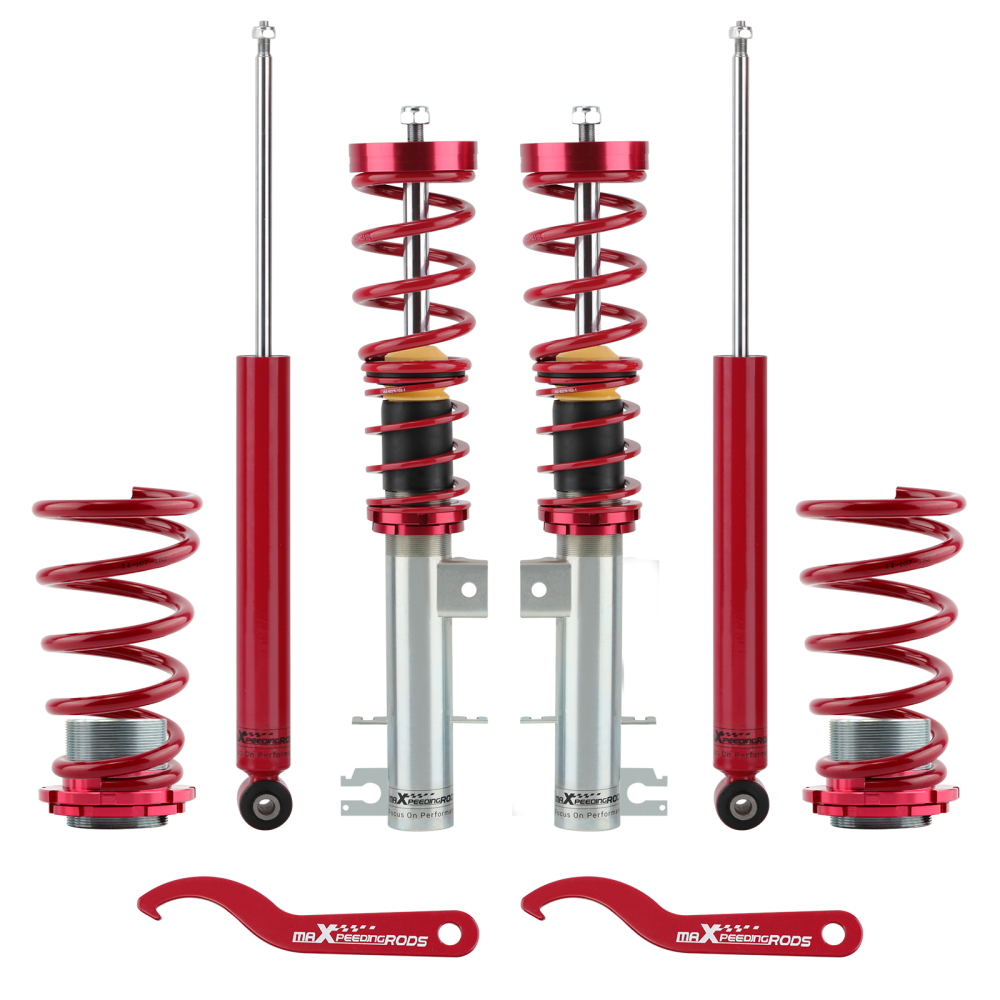 Adjustable Suspension Coilovers Strut Kit compatible for Fiat Grande Punto 199 EVO compatible for Abarth lowering kit