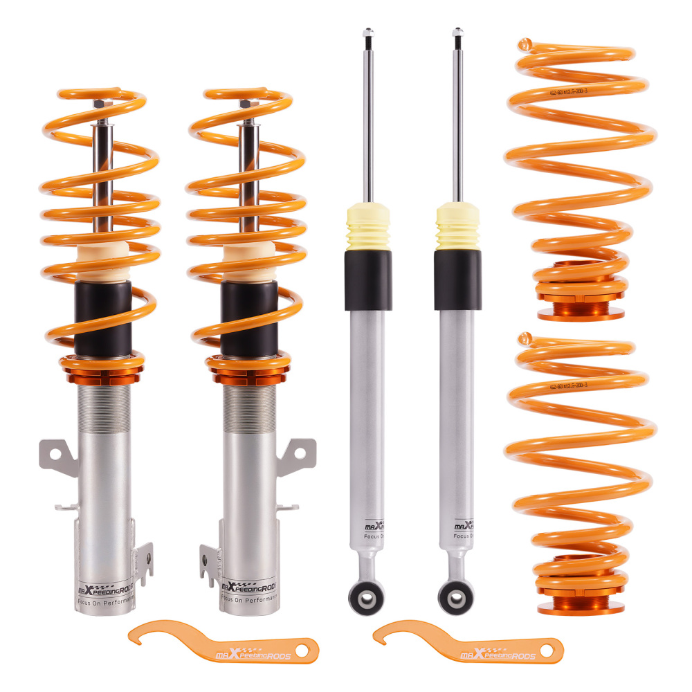 Compatible for Ford Fiesta Mk7 JA8 MK VI Lowering Coilovers Strut Suspension Shock Absorber Lowering Kit
