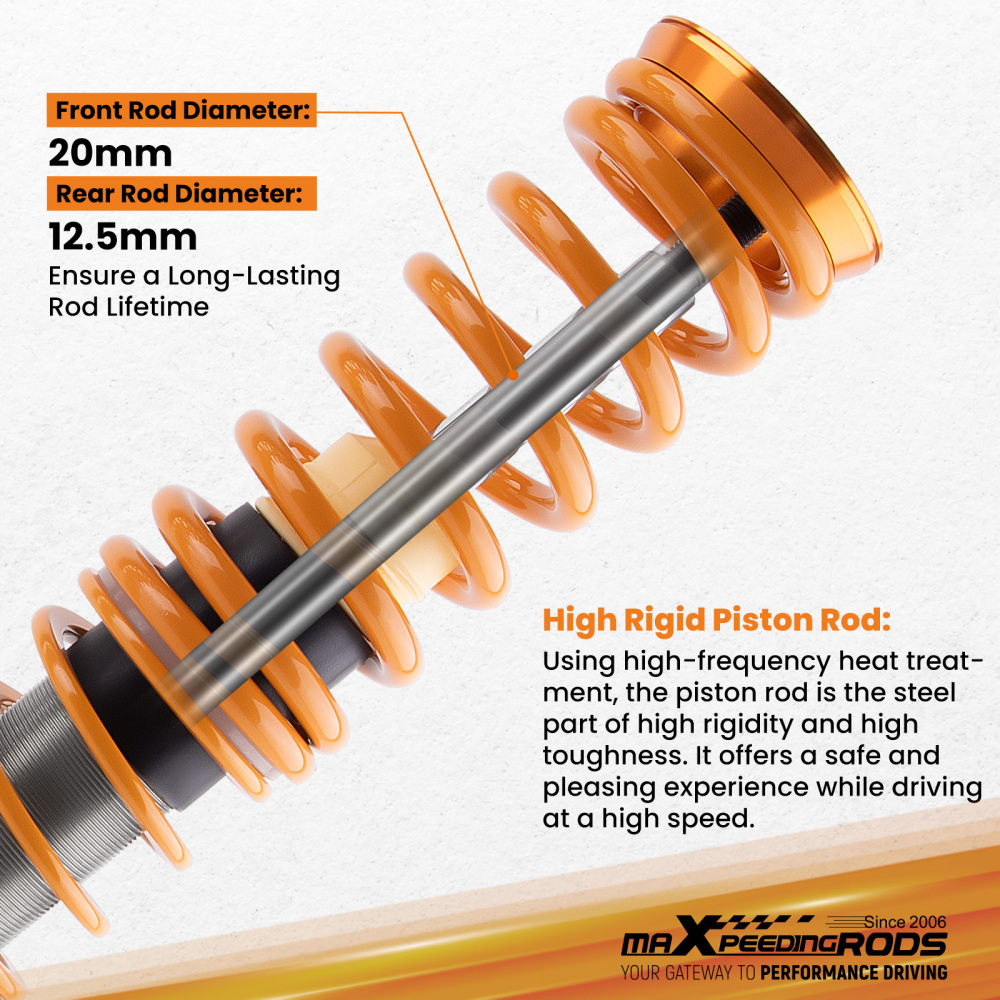 For Coilover Suspension Kit Shock Absorber compatible for Ford Focus Mk1 2.0 ST170 98-04