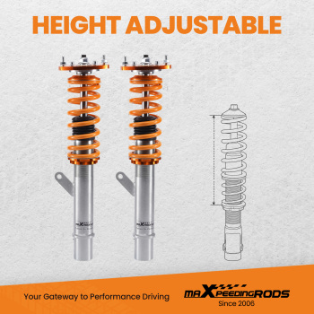 Kit de coilover Street Suspension compatible pour VW Golf 7 Mk7 VII GTI