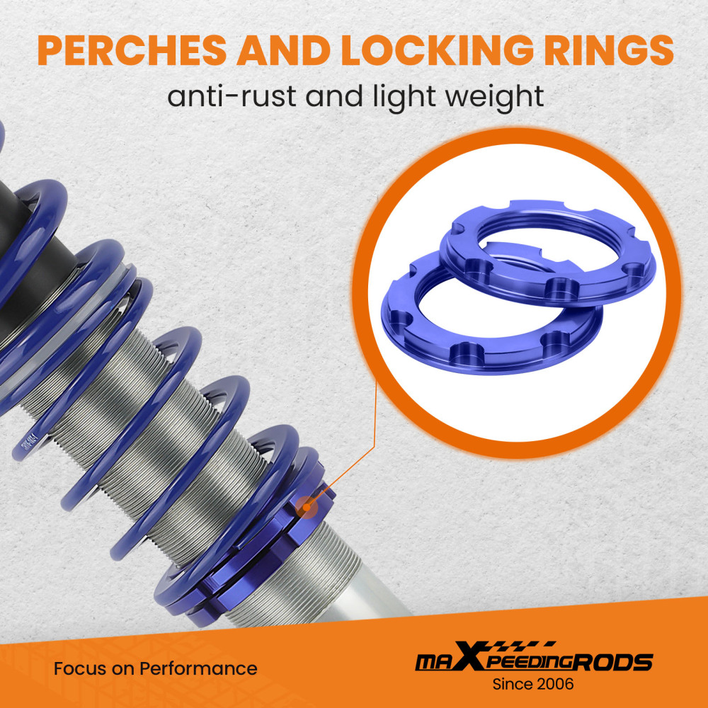 Lowering Suspenion Kit compatible for VW Golf Rabbit MK1 Pickup MK1 Coilovers Springs