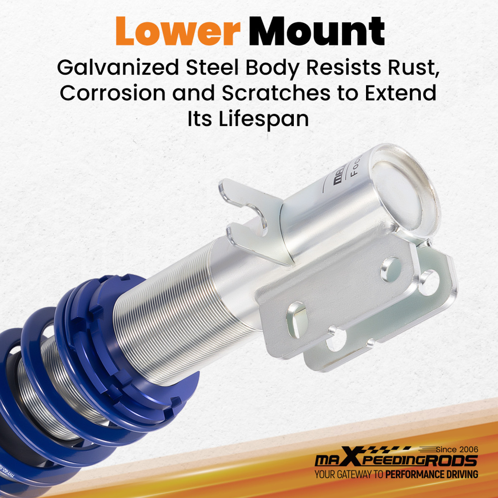 Coilover Kit Coilovers compatible for VW Jetta GolfMk1 Suspension Struts Shock Absorber