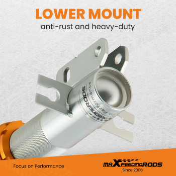 Suspensión roscada Amortiguador compatible para VW Golf I 1975-1984 Jetta MK1 Scirocco 1 II