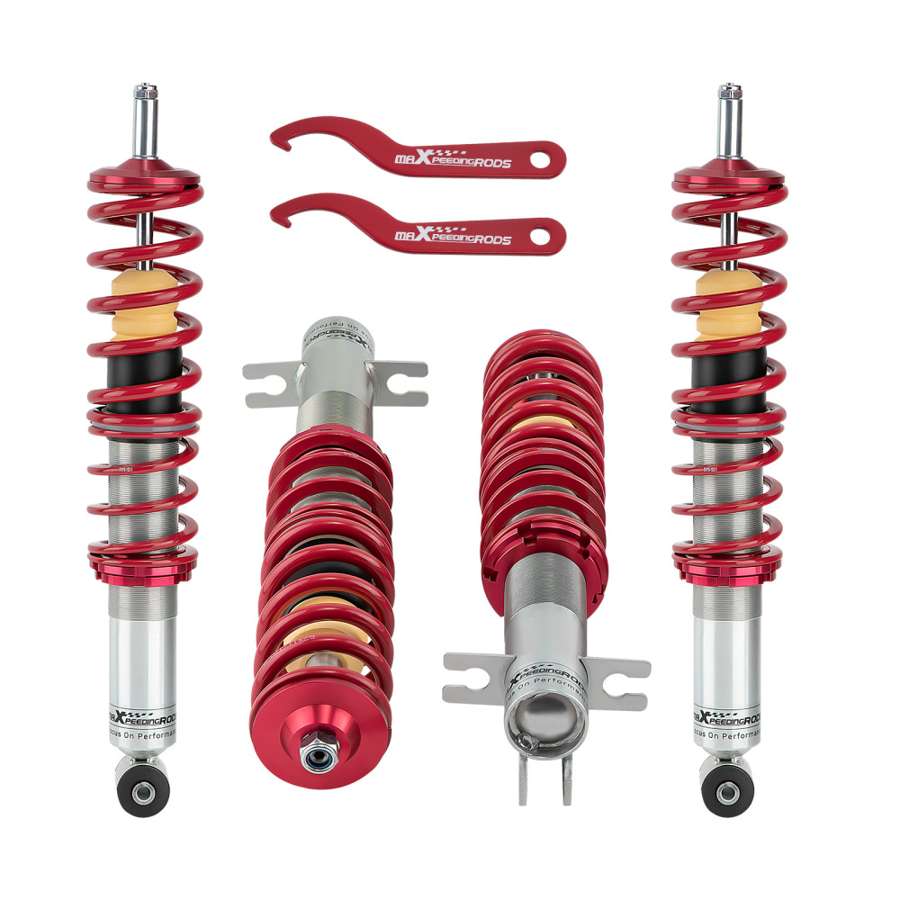 Combinés Filetés compatible pour VW Golf 1 Jetta Mk1 Pickup Rabbit Réglable Suspensionkit d'abaissement