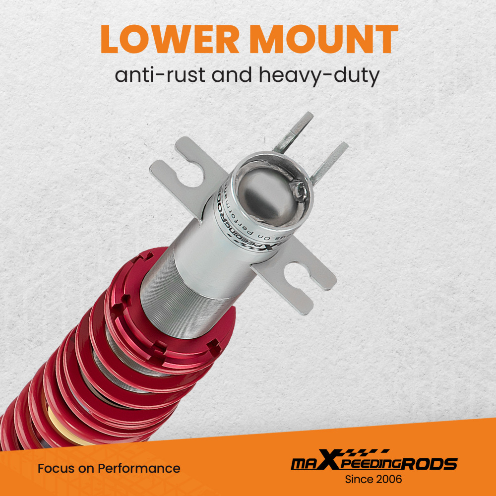 Combinés Filetés compatible pour VW Golf 1 Jetta Mk1 Pickup Rabbit Réglable Suspensionkit d'abaissement