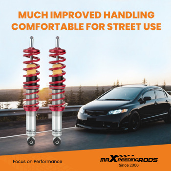 Combinés Filetés compatible pour VW Golf 1 Jetta Mk1 Pickup Rabbit Réglable Suspensionkit d'abaissement