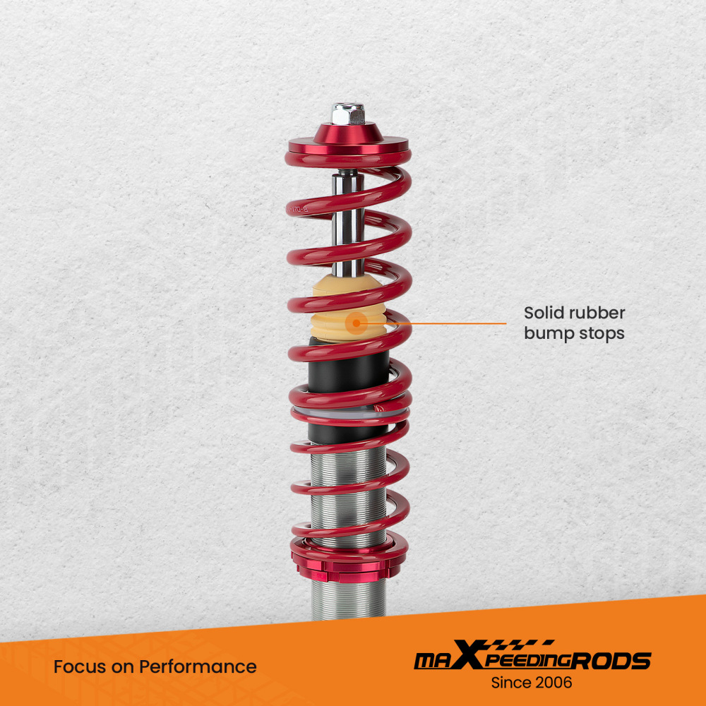 Combinés Filetés compatible pour VW Golf 1 Jetta Mk1 Pickup Rabbit Réglable Suspensionkit d'abaissement