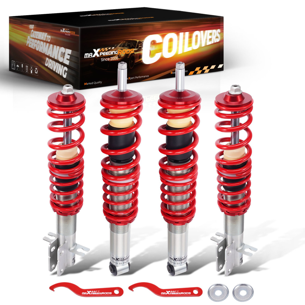 Coilover Sospensione compatibile per VW Golf MK1 inkl Cabrio 1979-84 Suspension Shock Lowering Kit