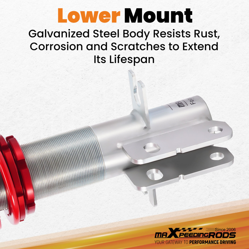 Coilover Sospensione compatibile per VW Golf MK1 inkl Cabrio 1979-84 Suspension Shock Lowering Kit