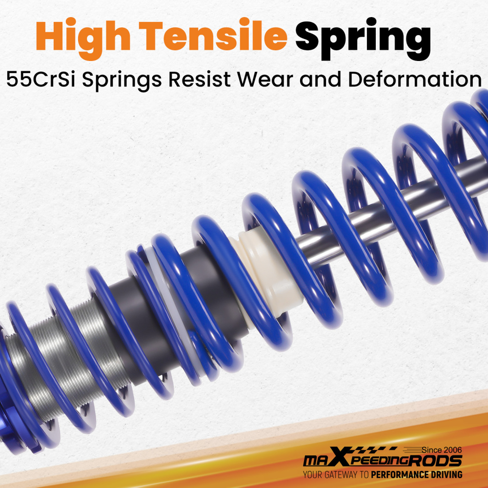 Amortisseurs Combines Filetes compatible pour VW Golf 2 Golf 3 1985-2000 Jetta  Suspensions