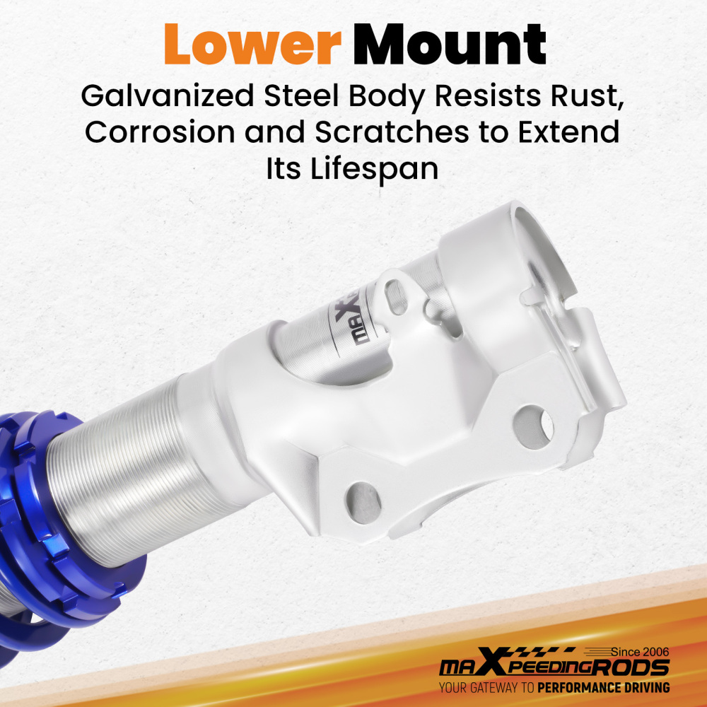 Amortisseurs Combines Filetes compatible pour VW Golf 2 Golf 3 1985-2000 Jetta  Suspensions