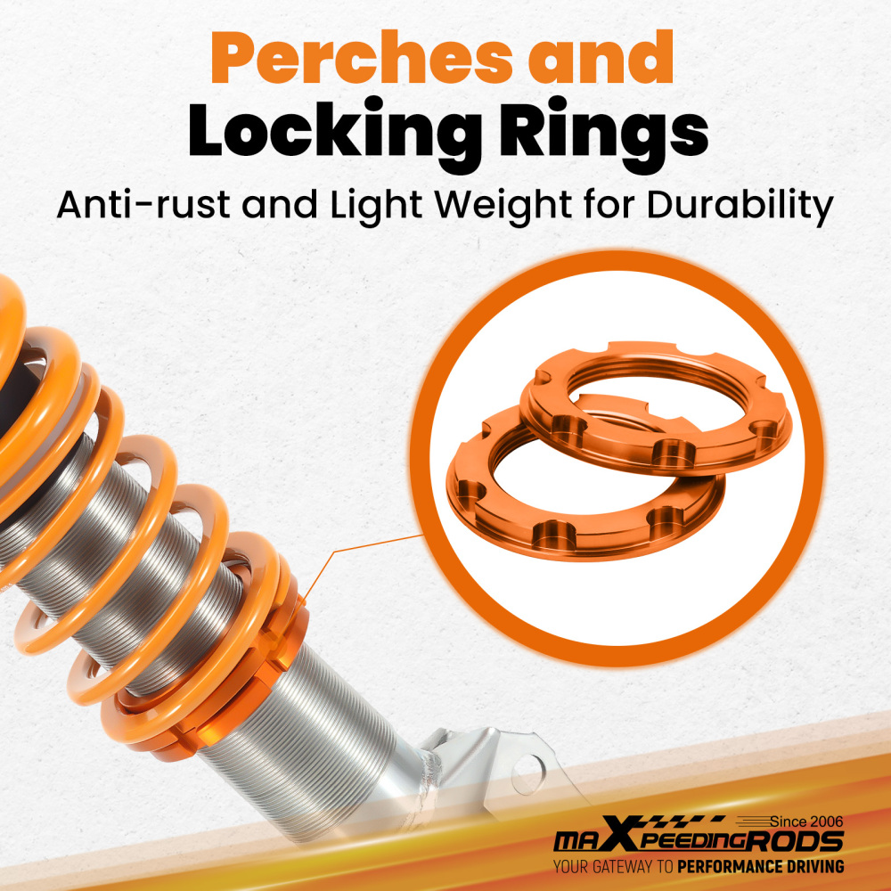 Compatible for VW Golf 2 MK2 MK3 MK4 Vento Corrado Shock Absorber Coilovers Struts Lowering Kit