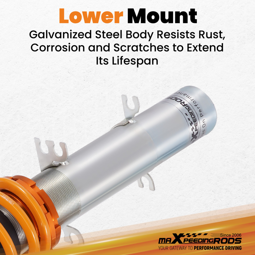 Compatible for VW Golf Mk4 1.4 1.6 1.8 1.8T 1.9SDi 1.9TDi Coilovers Suspension Struts Kit Lowering Kit