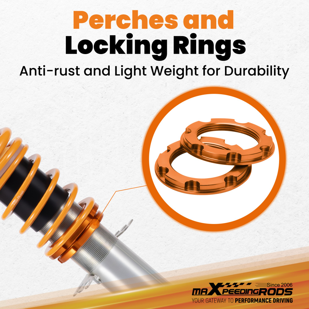 Compatible for VW Golf Mk4 1.4 1.6 1.8 1.8T 1.9SDi 1.9TDi Coilovers Suspension Struts Kit Lowering Kit