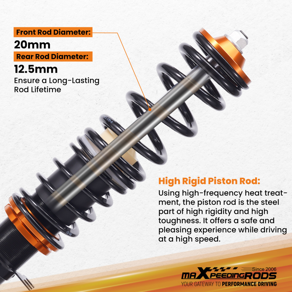 Coilovers Suspension Kit compatible for VW Golf MK4 IV 1.8T GTI TDI 2.3 V5 Bora Saloon