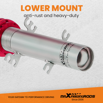 Ajustable Amortiguadores compatible para VW Golf 4 1J 1998-2007 2.3 V5 1.9 TDI 1.8 T