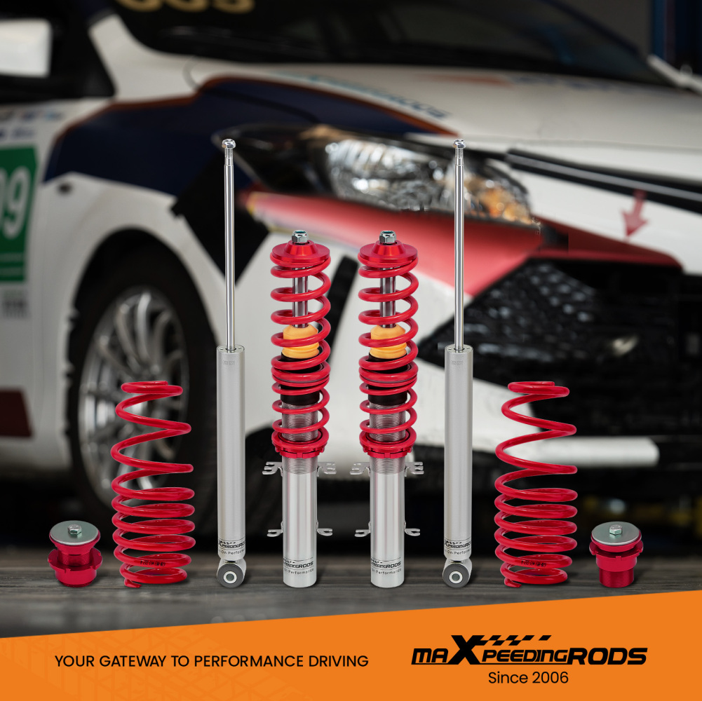 Coilovers Compatible for VW GOLF IV (1J1) Compatible for FWD 1998-2007 Lowering Kit compatible for VW GOLF IV (1J1) Compatible for FWD 1998-2007