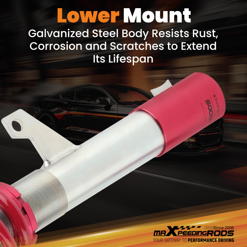 Coilovers Suspension Kit compatible for VW Golf Mk5 MK6 Hatchback 1.9 2.0 TDi 03-12 compatible for Audi 8P Lowering Kit