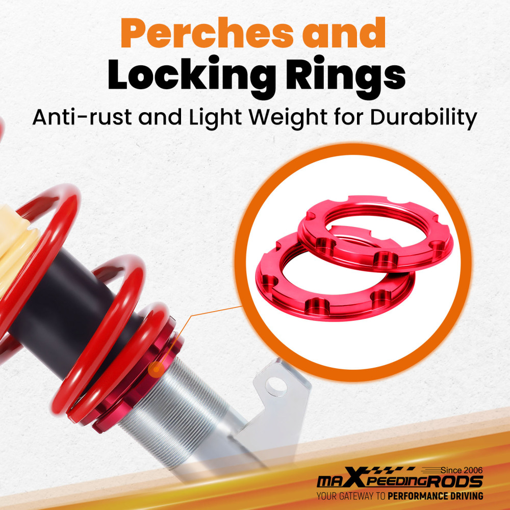 Coilover compatible for Audi VW Golf MK5 MK6 MKV 1K1 Suspension Coilovers Struts Absorber