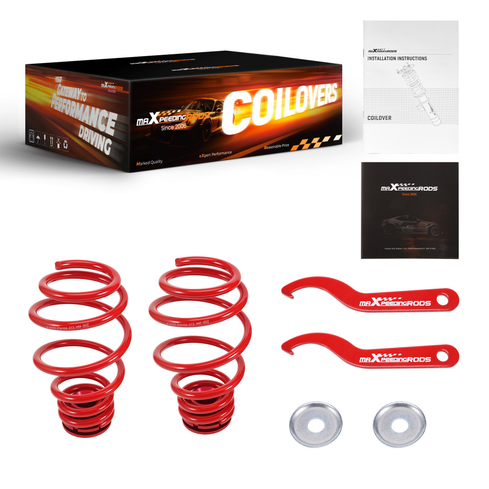 Ammortizzatori Assetto a Ghiera Regolabile compatibile per VW Golf 5 V MK5 2003-08 Coilover