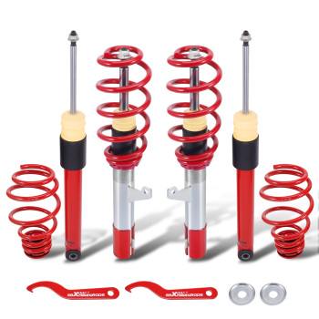 Ammortizzatori Assetto a Ghiera Regolabile compatibile per VW Golf 5 V MK5 2003-08 Coilover