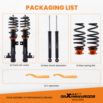 Coilovers Adjustable Suspension Kit compatible for Vauxhall Insignia MK1 G09 2008-2017