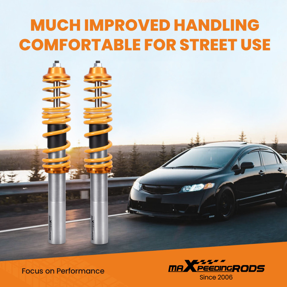 Road coilover kit compatible for Renault Clio II 1998 1999 2000 2001 2002 2003 2004 lowering kit