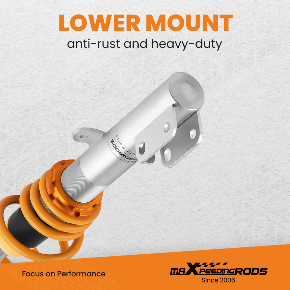 Coilover Shock Absorbers compatible for Renault Clio 3 MK3 2005 to 2012 1.6 1.5 dCi