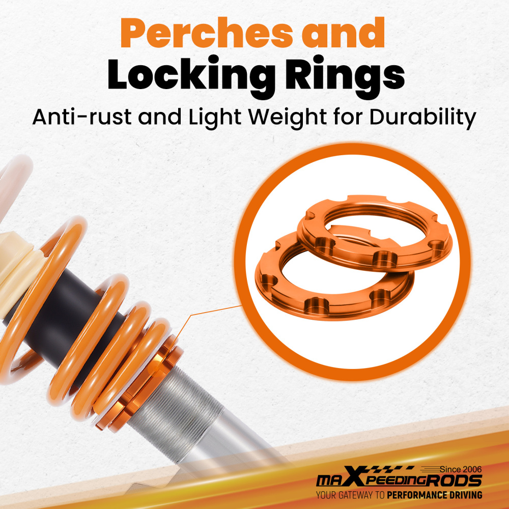 Coilovers Adjustable Lowering Coils for VW Golf MK8 Hatchback 2020-2022 FWD