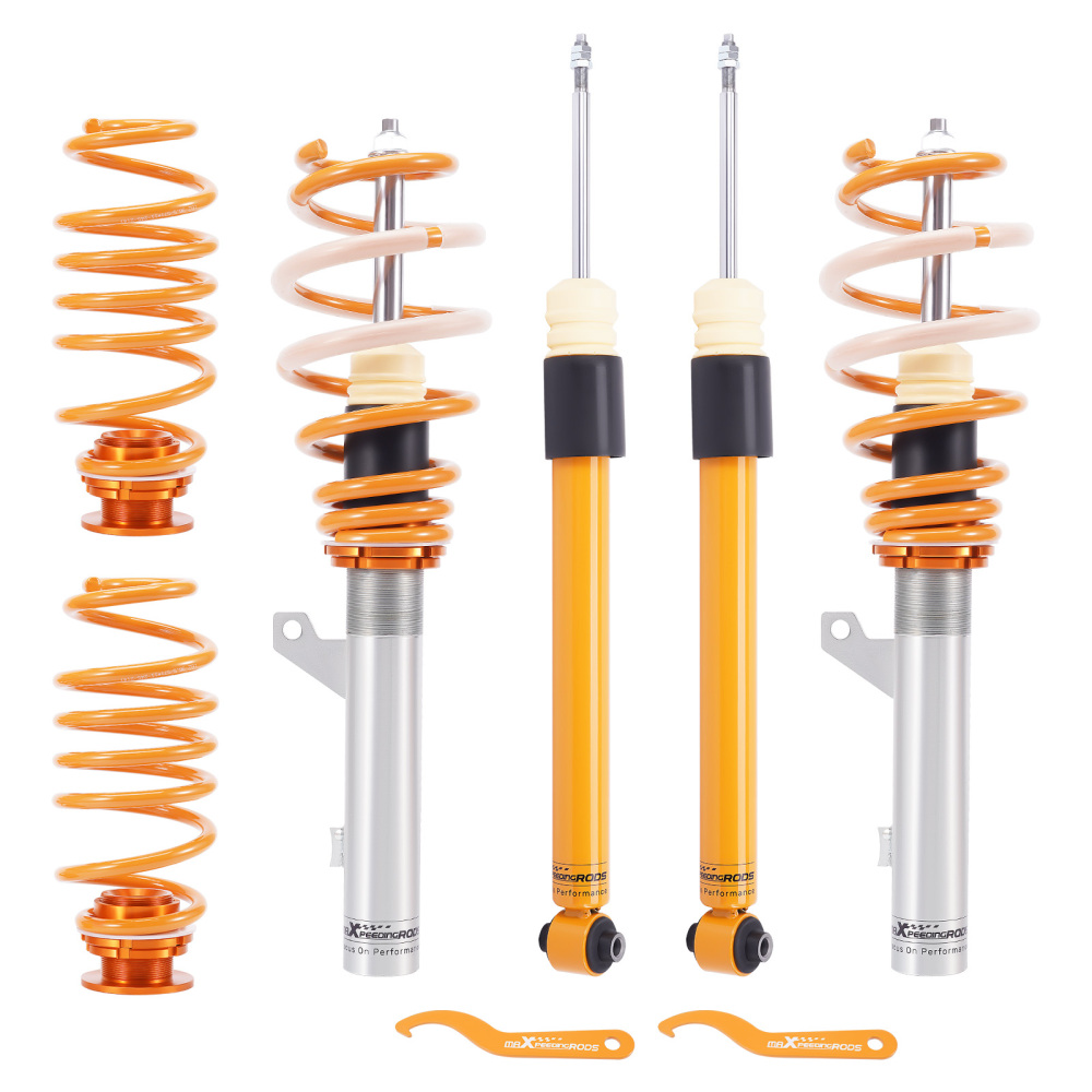 Kit Suspension Combine Fileté Compatible pour VW Golf 8 VIII CD1 compatible pour Audi A3 Sportback 2019-2024