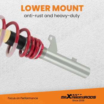 Coilovers Adjustable Lowering Coils compatible for VW Golf MK8 Hatchback 2020-2022 compatible for FWD