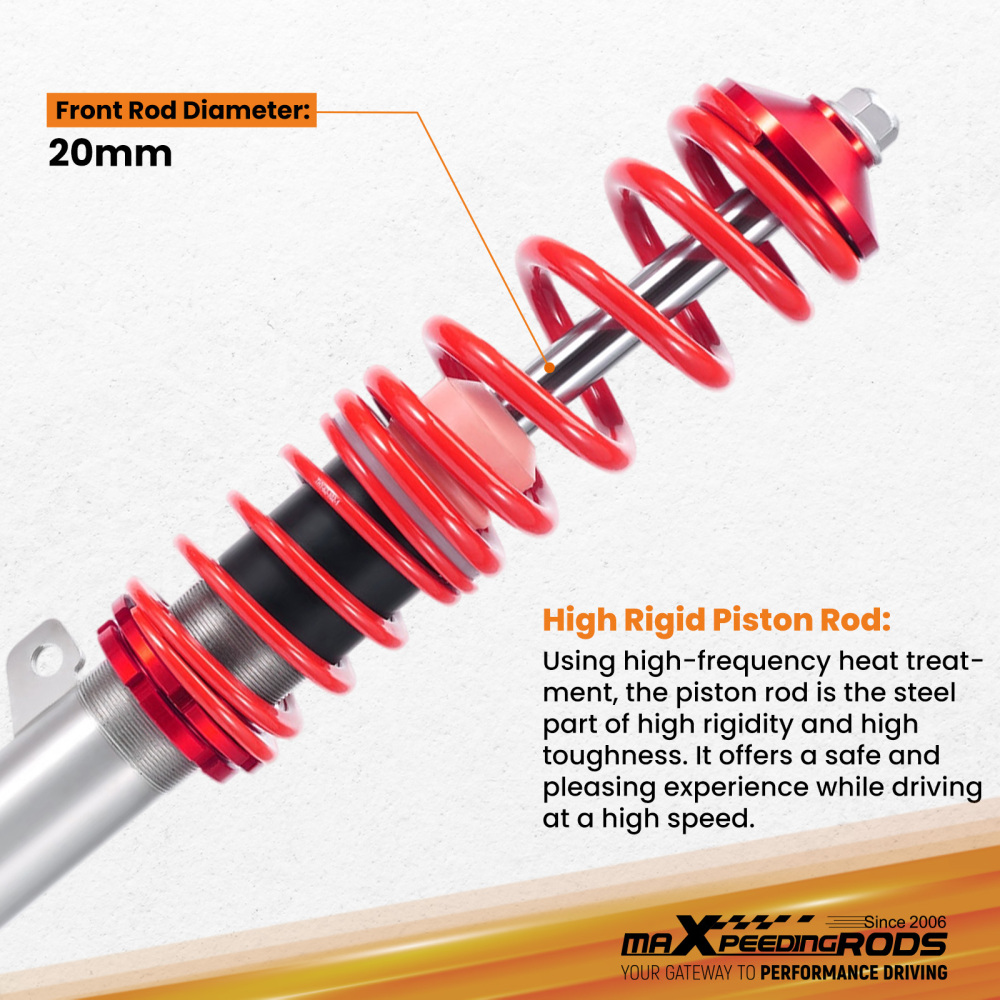 Front Coilovers compatible for Vauxhall Astra Mk4 Astra G 1998-04 Zafira A Shock Springs