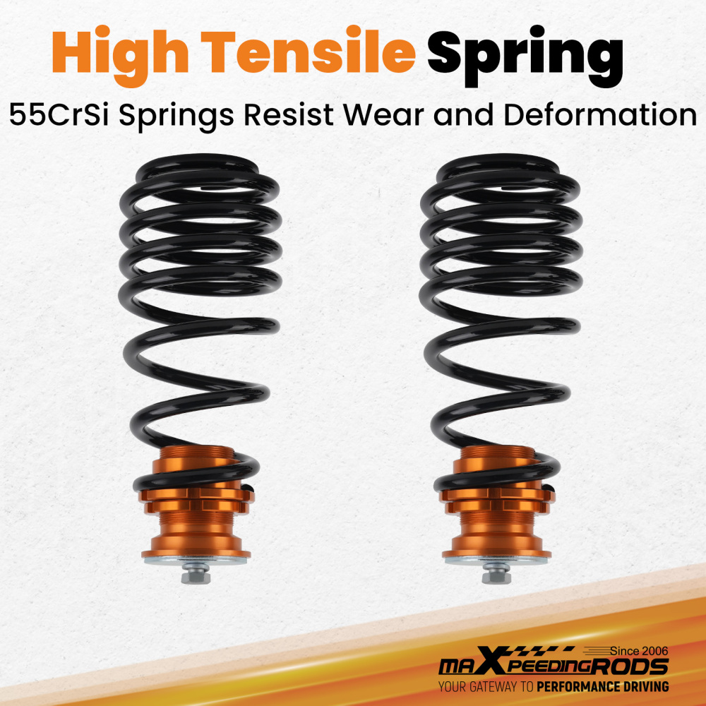 Coilover Kit compatible for Peugeot 207 Hatch 2006-2014 1.4, 1.6 PetrolDiesel