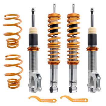 Compatible for VW POLO 6N2 Coilover Suspension Lowering Kit Spring Struts 2000