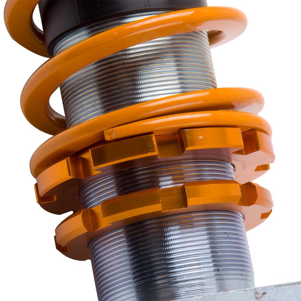 Compatible for VW Polo Mk5 6R compatible for Seat Ibiza 6J Shock Absorber 4xCoilover Spring Suspension KitLowering Kit