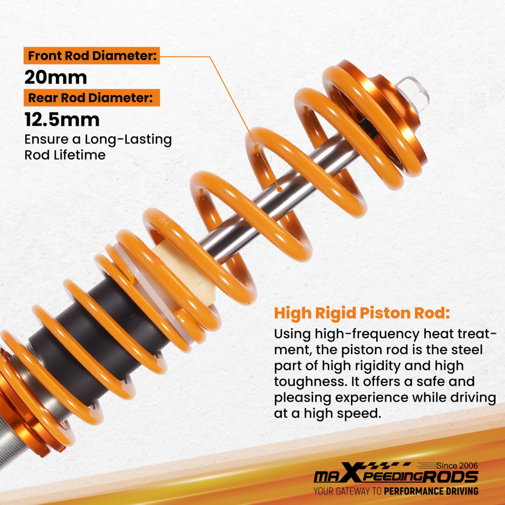 Coilover Coilovers compatible for VW Polo Mk5 6R 6C compatible for Seat Ibiza 6P8 6J8 Coil Shock Absorber