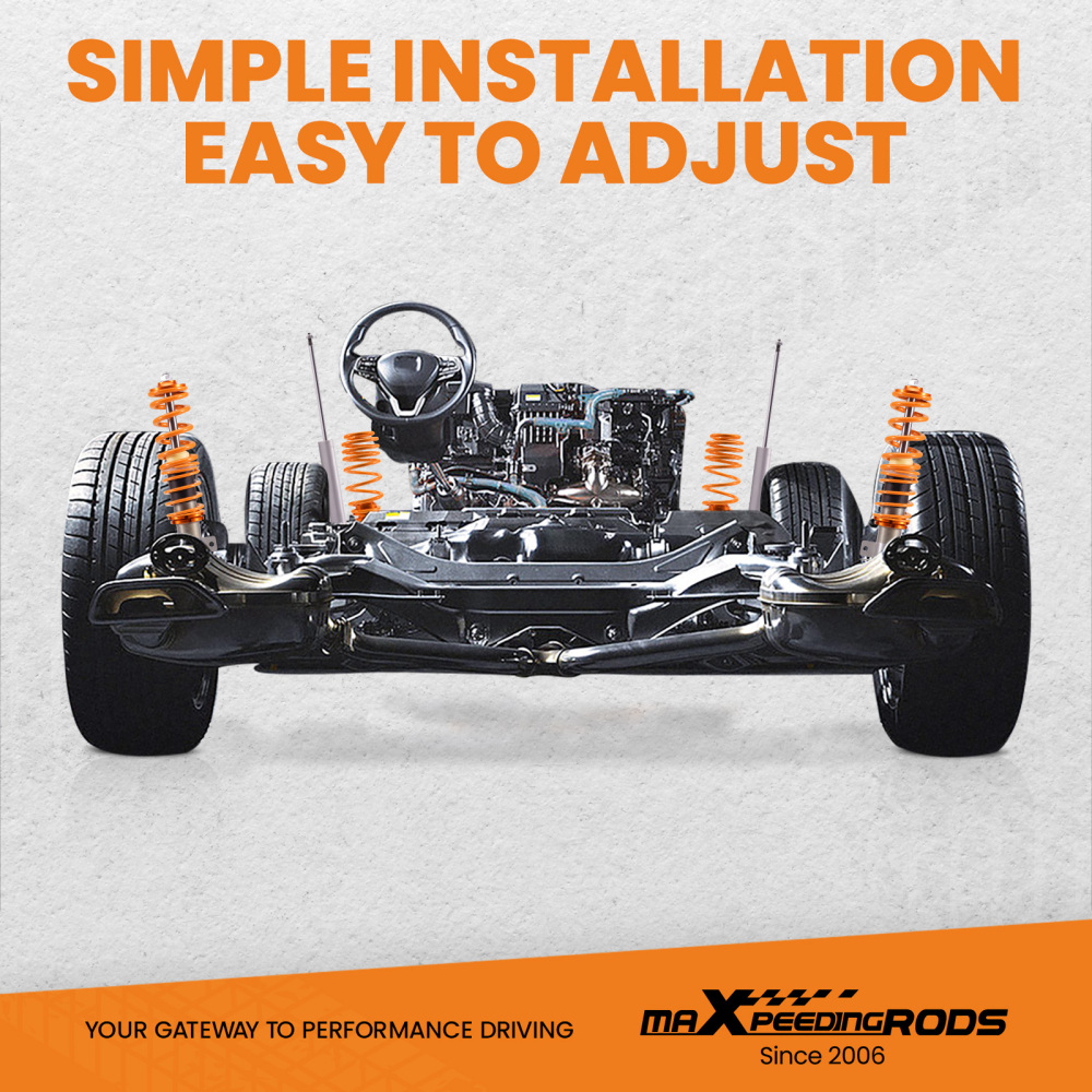 Coilovers/Suspensión roscada compatible para Skoda Fabia 3 NJ compatible para Seat Ibiza 4 SPORTCOUPE