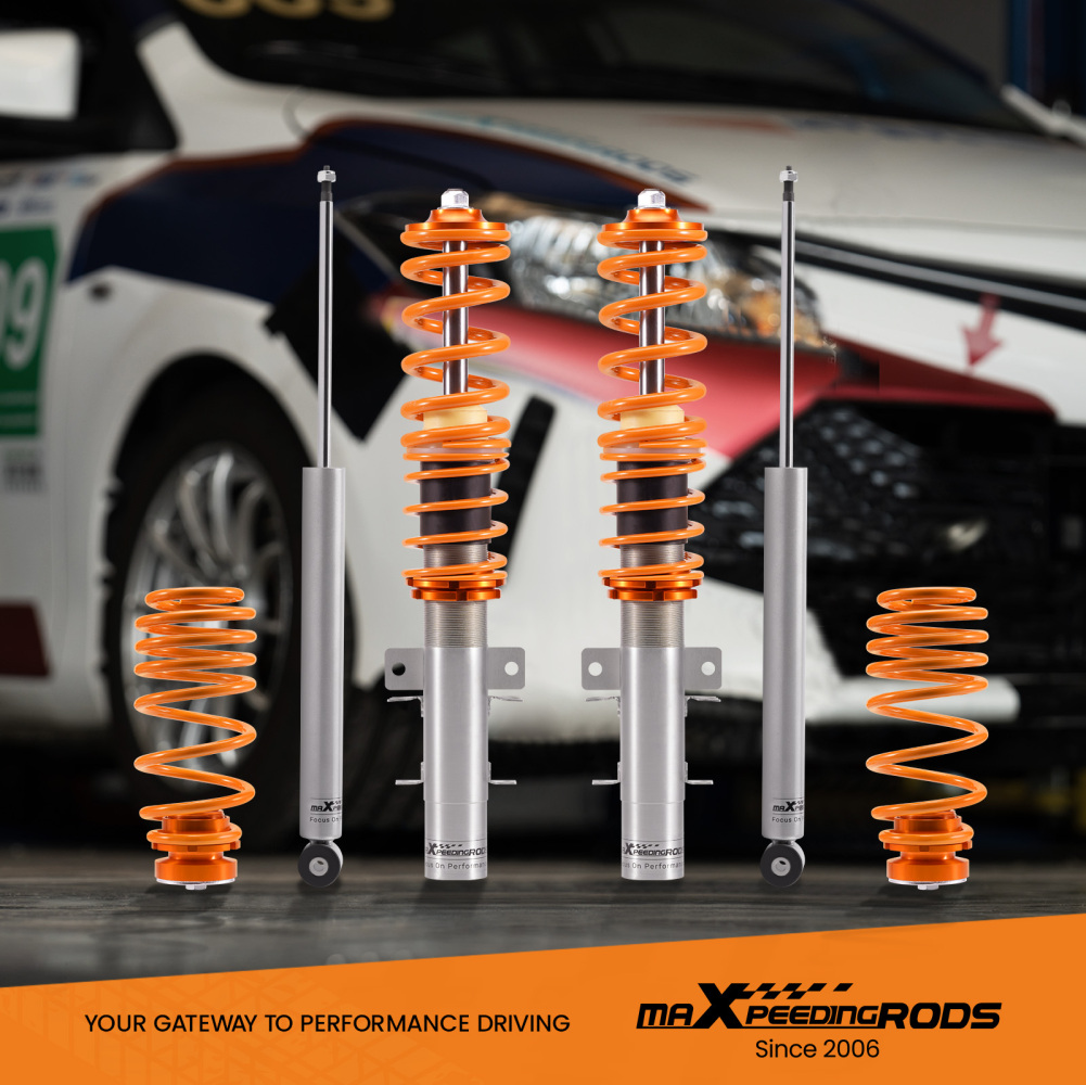 Coilovers/Suspensión roscada compatible para Skoda Fabia 3 NJ compatible para Seat Ibiza 4 SPORTCOUPE