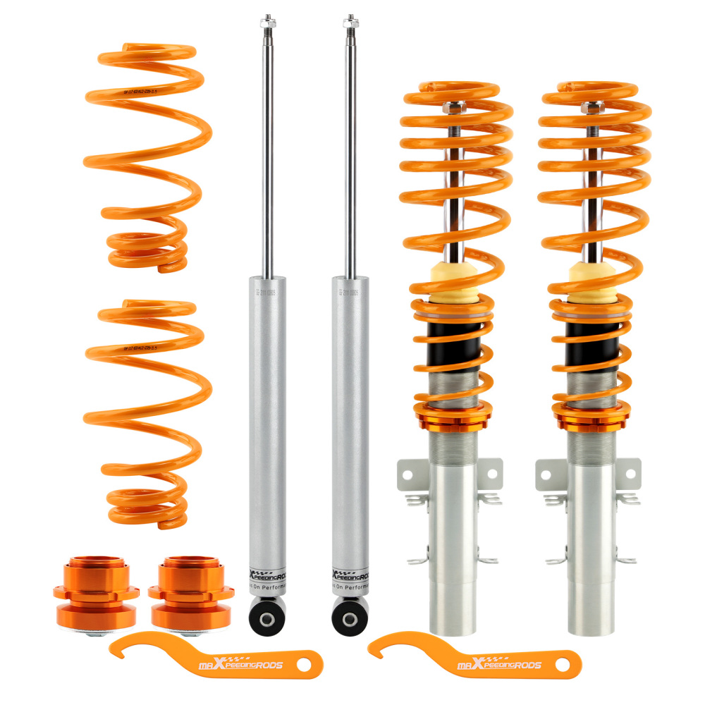 Coil Spring Coilovers Kit compatible for VW POLO MK4 (9N_) 10/2001-10/2014 hatchback lowering kit