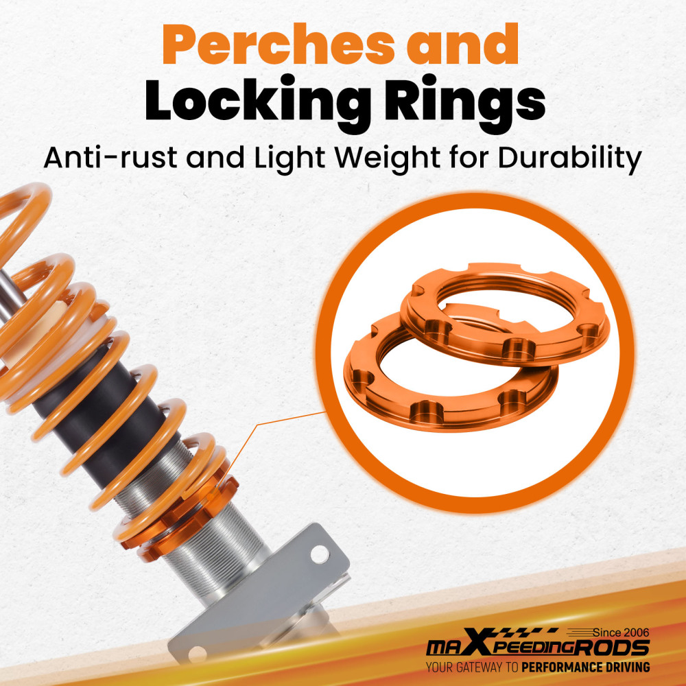 Coilovers y suspensiones roscadas tuning compatible para VW Polo 9N 9N2 2002-09 Amortiguador