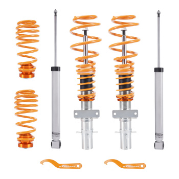 Combinés Filetés compatible pour VW Polo 9N compatible pour Seat Ibiza MK3 02-09 Réglable Suspension Shockkit dabaissement