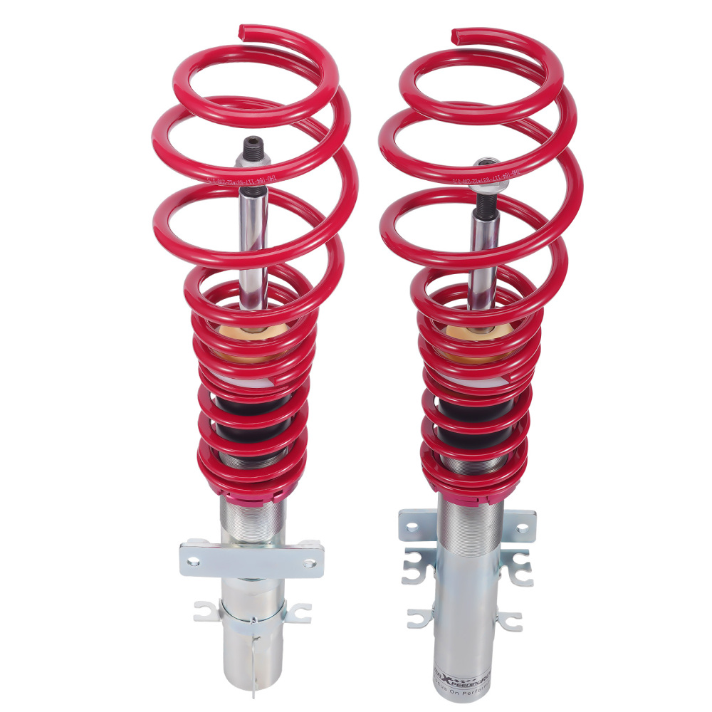 Amortisseurs Combinés Filetés compatible pour VW Polo 9N/9N2/9N3 2002-09 compatible pour Seat 6L Suspension