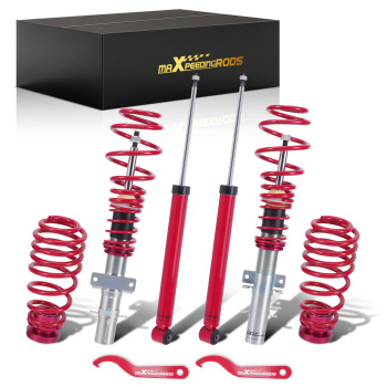 Coilover compatible for VW Polo MK4 Typ 9n 2001–2009 Adjustable Suspension Coilovers Lowering Kit