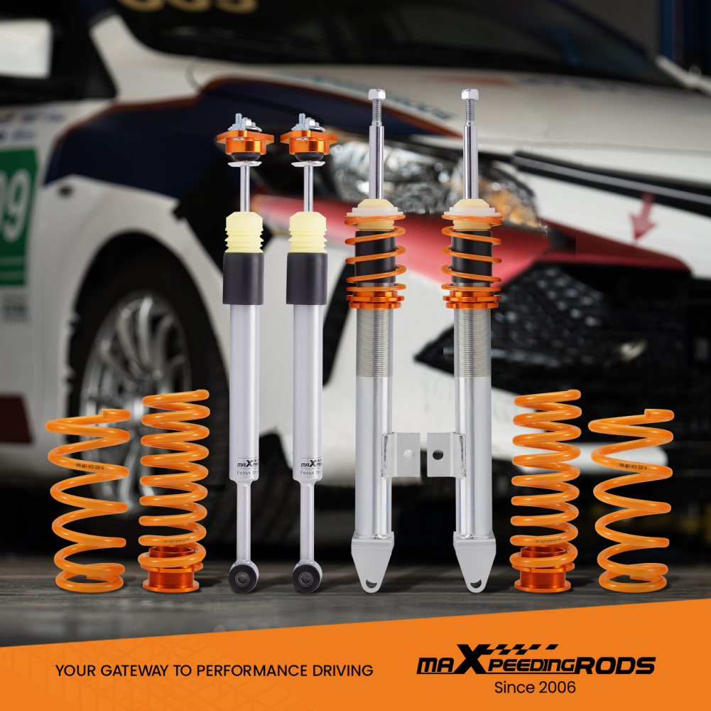 Coilover Suspension Set compatible for Chrysler 300 compatible for 300C compatible for Dodge Challenger 2.7 5.7lL V6 compatible for V8 Lowering Kit