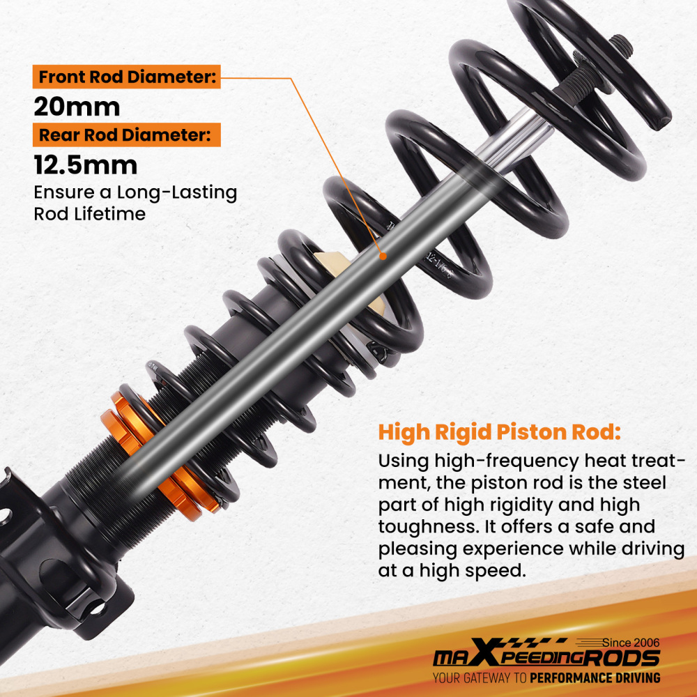 Assetto Regolabile a Ghiera Ammortizzatori compatibile per Alfa Romeo 147 / 156 (937/932)