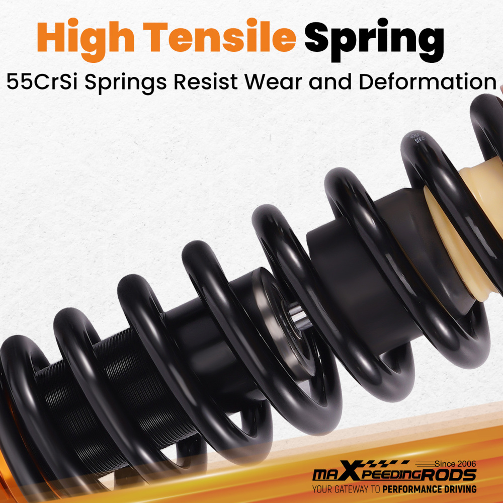 4pcs Coilovers Kit compatible for Alfa Romeo 147 937 00-10 156 (932) 1997-2007 3.2 GTA 1.9