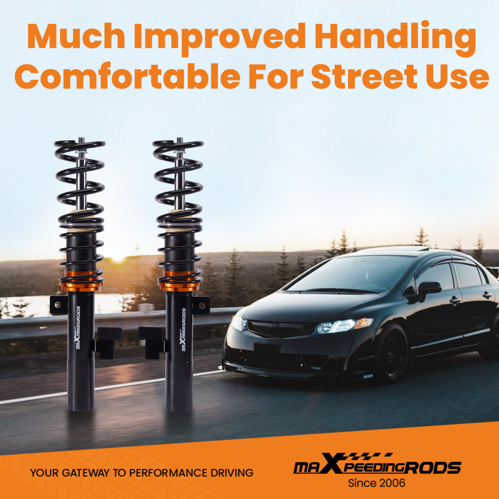 Coilover Suspension Kit compatible for Ford Focus MK2 2005-2010 ST ST225 Shock Strut Spring