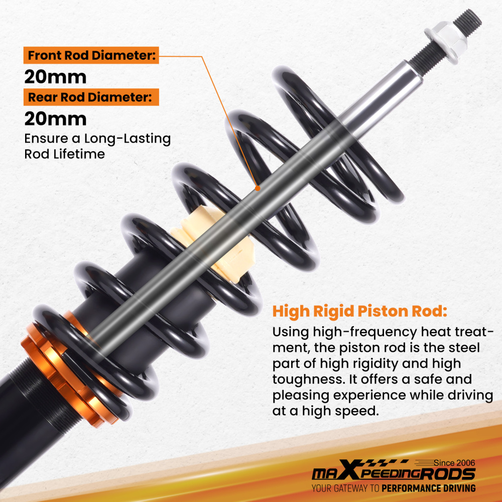 Coilovers compatible for VW Transporter MK5 V T5 T6 1.9 2.0 3.2 TDI Front Rear Full Kits